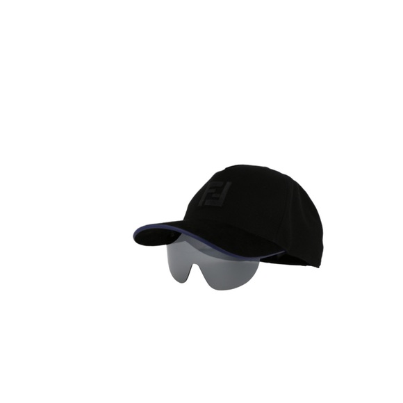 Fendi Black Leather Cap main image 5